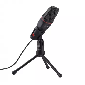 Trust GXT 212 Black, Red USB mikrofons ar statīvu
