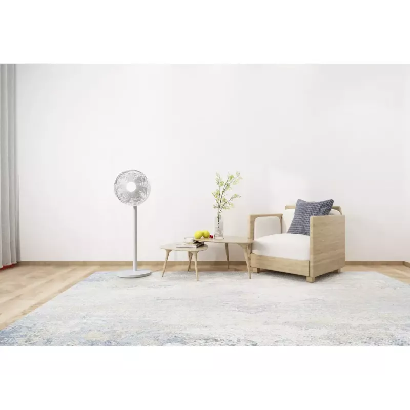 Griestu Ventilators Xiaomi Mi Smart Standing Fan 2 Lite PYV4007GL — 35,6 cm 7 lāpstiņas, 3 ātrumi, 45 W, 90° šūpošanās, regulējams augstums 642–1000 mm, balts