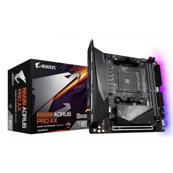 Mātesplate GIGABYTE B550I AORUS PRO AX, B550, AM4, Mini-ITX