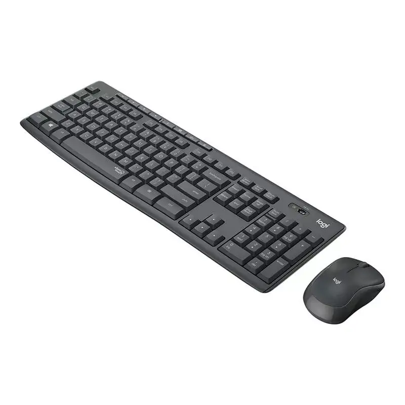 Logitech MK295 klusais bezvadu komplekts tastatūra pele RF bezvadu QWERTY US International Melns