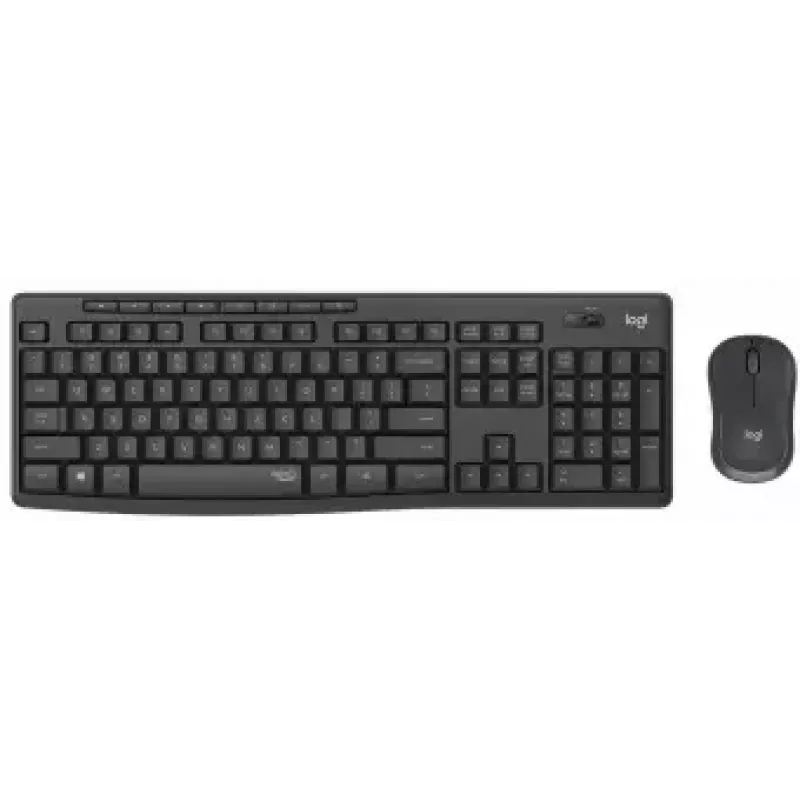 Logitech MK295 klusais bezvadu komplekts tastatūra pele RF bezvadu QWERTY US International Melns