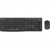 Logitech MK295 klusais bezvadu komplekts tastatūra pele RF bezvadu QWERTY US International Melns