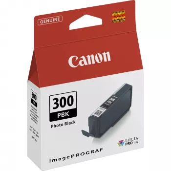 Canon PFI-300PBK Foto Melnā Tinte