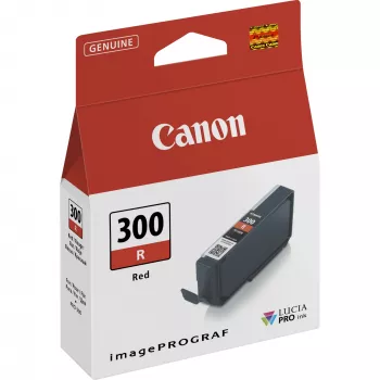 Canon PFI-300R sarkanā tintes kasetne (oriģināla)
