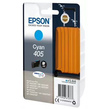 Epson Cyan 405 DURABrite Ultra tintas kasetne 1 gab. Oriģināla standarta ietilpība