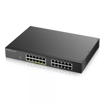 Zyxel GS1900-24EP pārvaldāms L2 Gigabit Ethernet slēdzis ar PoE, 24 porti, melns