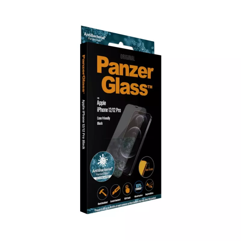 PanzerGlass ® Edge-to-Edge stikla aizsargs iPhone 12 | 12 Pro