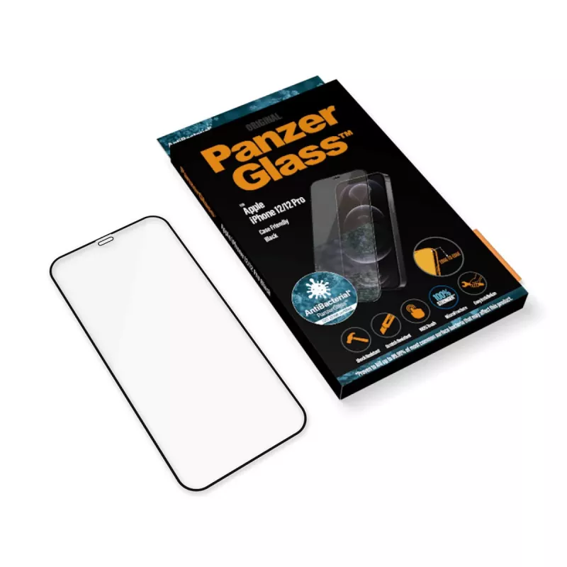 PanzerGlass ® Edge-to-Edge stikla aizsargs iPhone 12 | 12 Pro