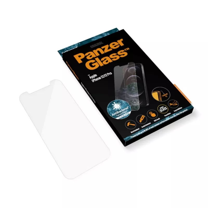 PanzerGlass ® Ekrāna aizsargs iPhone 12 | 12 Pro | Standarta piegulums