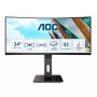 AOC P2 CU34P2A dators monitors 86.4 cm (34 colli) 3440 x 1440 pikseļi Quad HD LED Melns