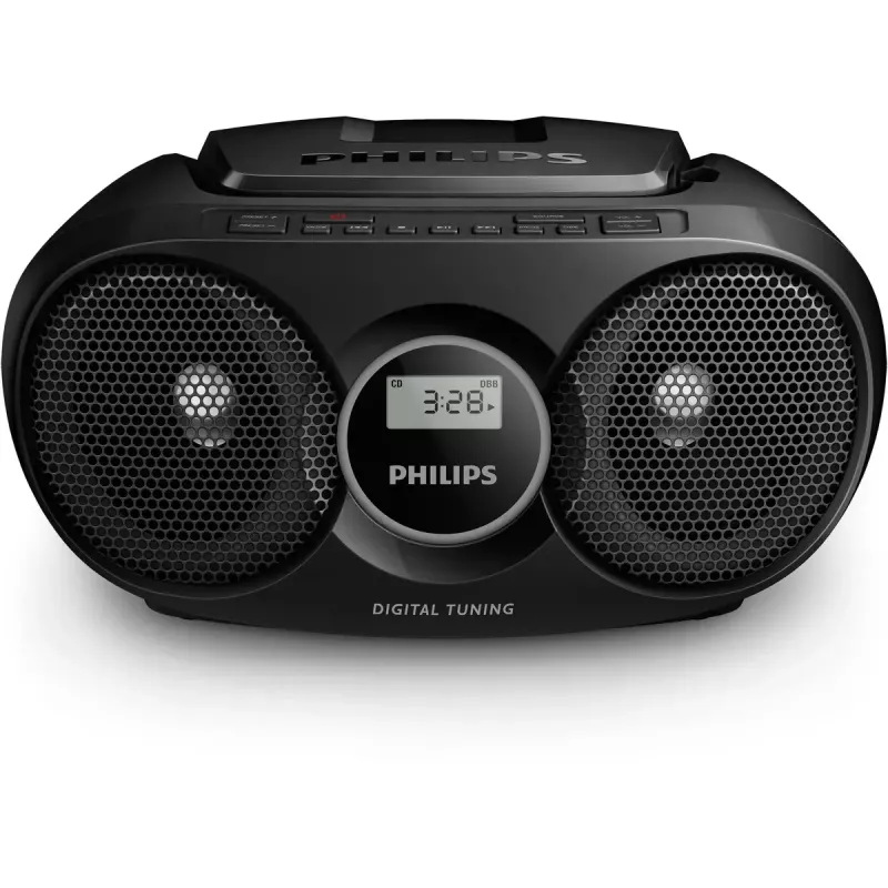 Philips CD Soundmachine AZ215B/12 — pārnēsājams CD atskaņotājs un FM radio