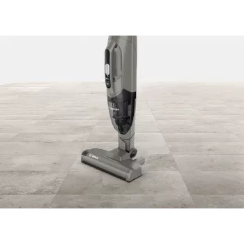 Bosch Serie 2 BBHF214G 2-in-1 putekļsūcējs/slotas kombains, bezmaiss, pelēks