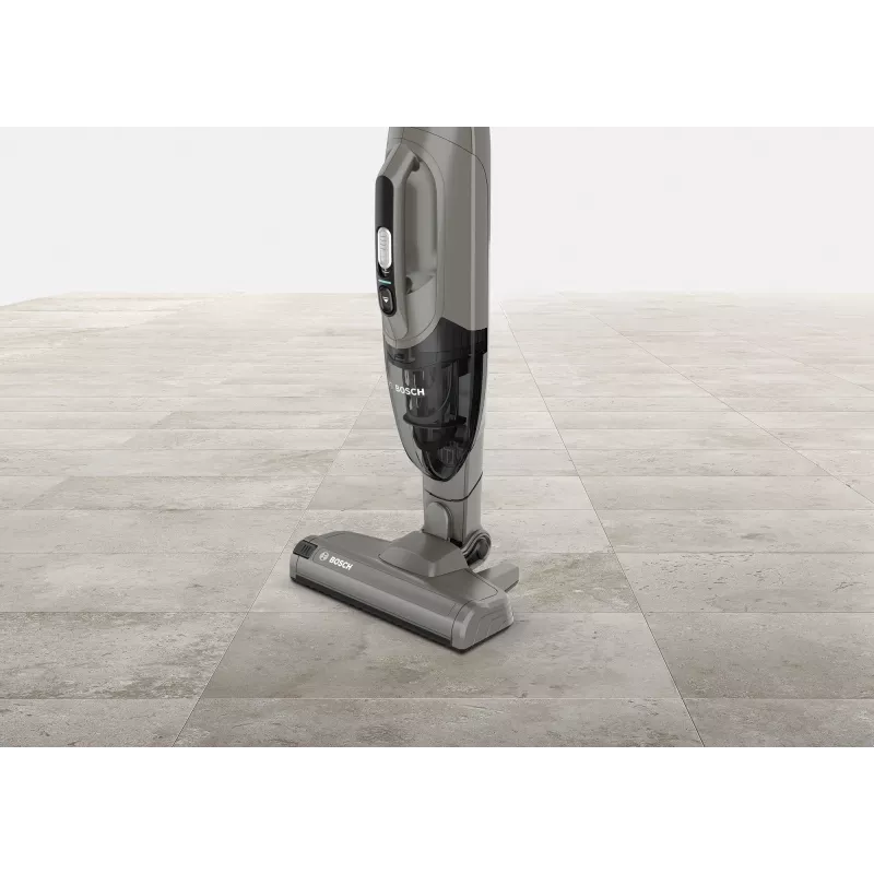 Bosch Serie 2 BBHF214G 2-in-1 putekļsūcējs/slotas kombains, bezmaiss, pelēks