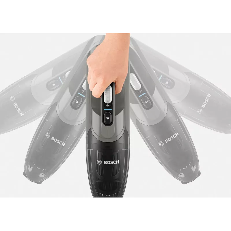 Bosch Serie 2 BBHF214G 2-in-1 putekļsūcējs/slotas kombains, bezmaiss, pelēks