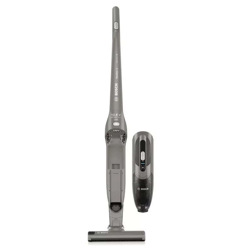 Bosch Serie 2 BBHF214G 2-in-1 putekļsūcējs/slotas kombains, bezmaiss, pelēks