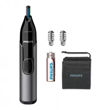 Philips 3000 sērijas deguna matu trimmeris NT3650/16 Mazgājams deguna, ausu un uzacu trimmeris ar 2 ķemmītēm