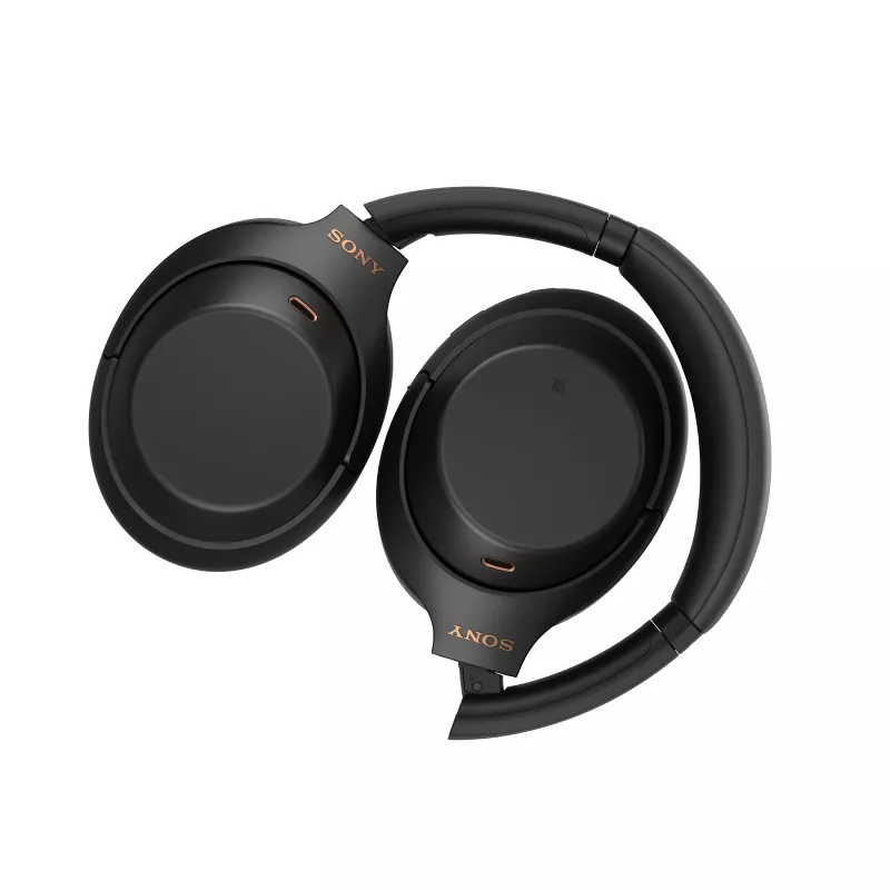 Sony WH-1000XM4 Bezvadu Austiņas Ar Aktīvo Trokšņu Slāpēšanu, Bluetooth, USB Type-C, Melnas