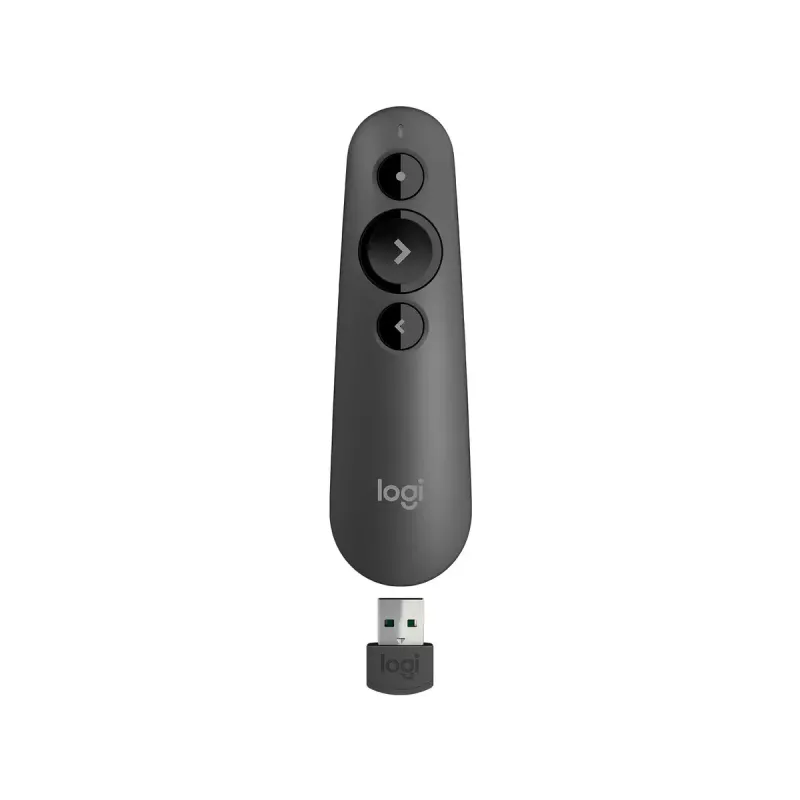 LOGITECH R500s lāzera prezentācijas tālvadības pults grafīta krāsā