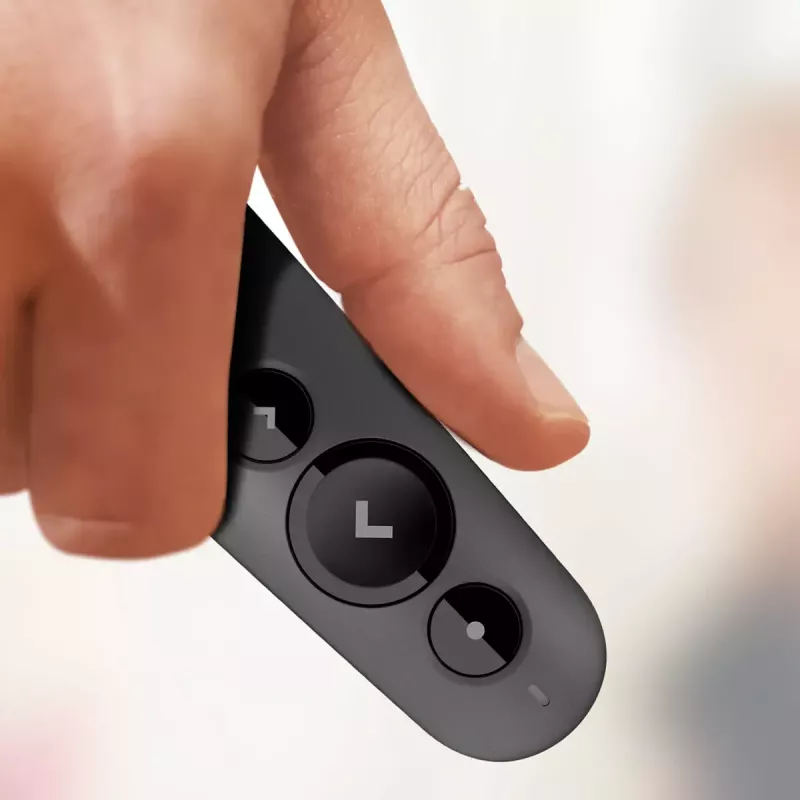 LOGITECH R500s lāzera prezentācijas tālvadības pults grafīta krāsā