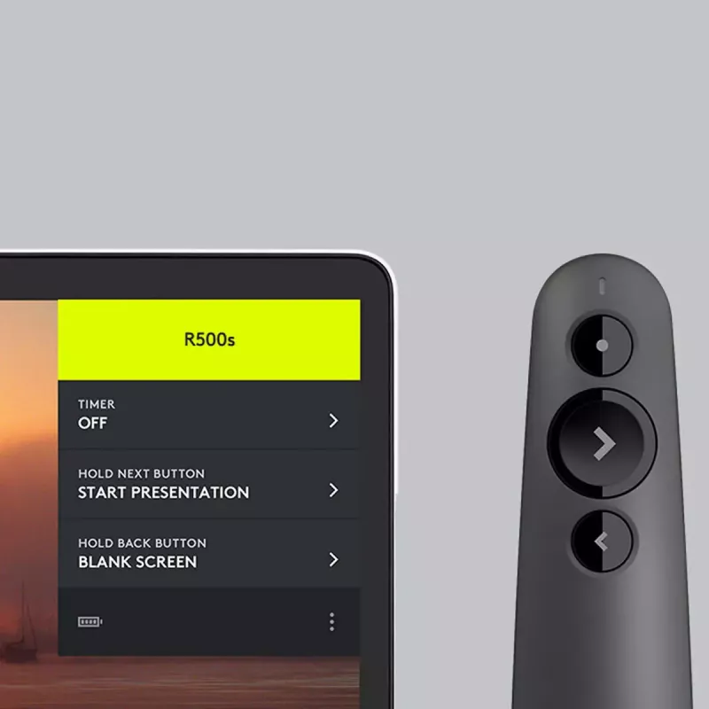 LOGITECH R500s lāzera prezentācijas tālvadības pults grafīta krāsā