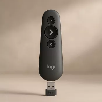 LOGITECH R500s lāzera prezentācijas tālvadības pults grafīta krāsā