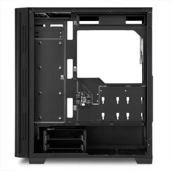 PC korpuss Sharkoon RGB LIT 100 Midi Tower Melns