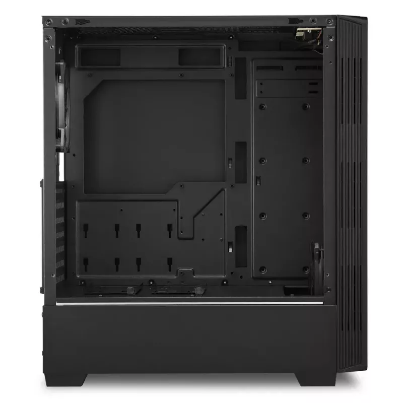 PC korpuss Sharkoon RGB LIT 100 Midi Tower Melns