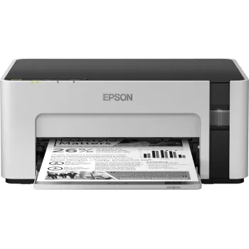 Inkjet printer Epson EcoTank ET-M1120 — melnbalts, A4, 1440x720 DPI, Wi‑Fi, uzpildāma tintes tvertne