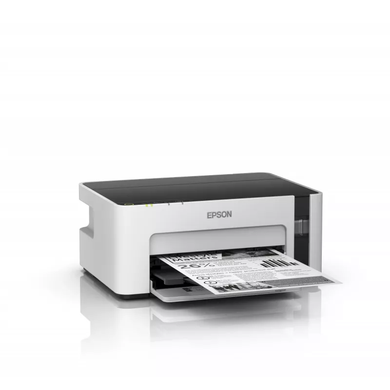 Inkjet printer Epson EcoTank ET-M1120 — melnbalts, A4, 1440x720 DPI, Wi‑Fi, uzpildāma tintes tvertne