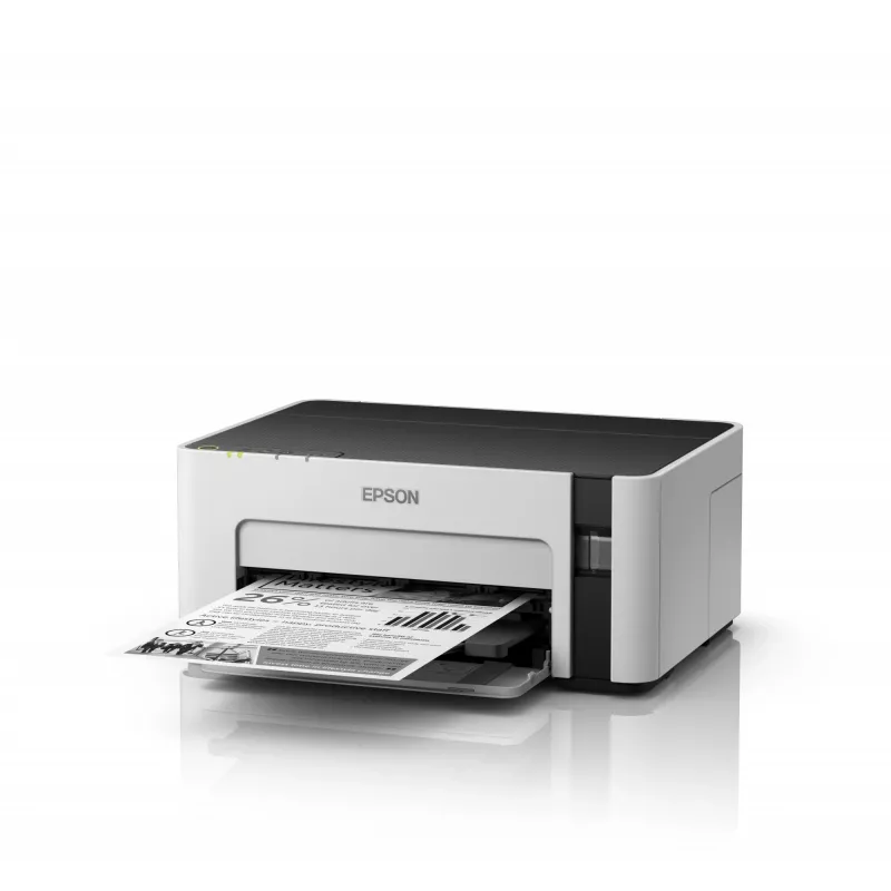 Inkjet printer Epson EcoTank ET-M1120 — melnbalts, A4, 1440x720 DPI, Wi‑Fi, uzpildāma tintes tvertne