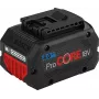 Bosch Professional ProCORE18V 1600A016GK akumulators darbarīkiem, 18 V, 8,0 Ah, Li-Ion, AMPShare Alliance, melns/sarkans