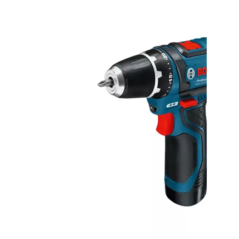 Bosch Akumulatora skrūvgriezis 12 V Li-Ion 1300 RPM Melns, Zils, Sarkans