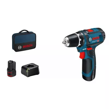 Bosch Akumulatora skrūvgriezis 12 V Li-Ion 1300 RPM Melns, Zils, Sarkans