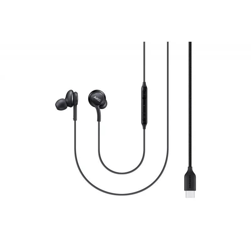 Samsung EO-IC100 vadu austiņas iebūvētam mikrofonam/mūzikai USB Type-C melnas