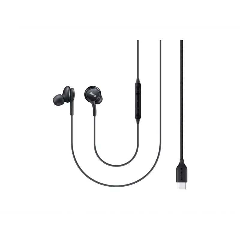 Samsung EO-IC100 vadu austiņas iebūvētam mikrofonam/mūzikai USB Type-C melnas