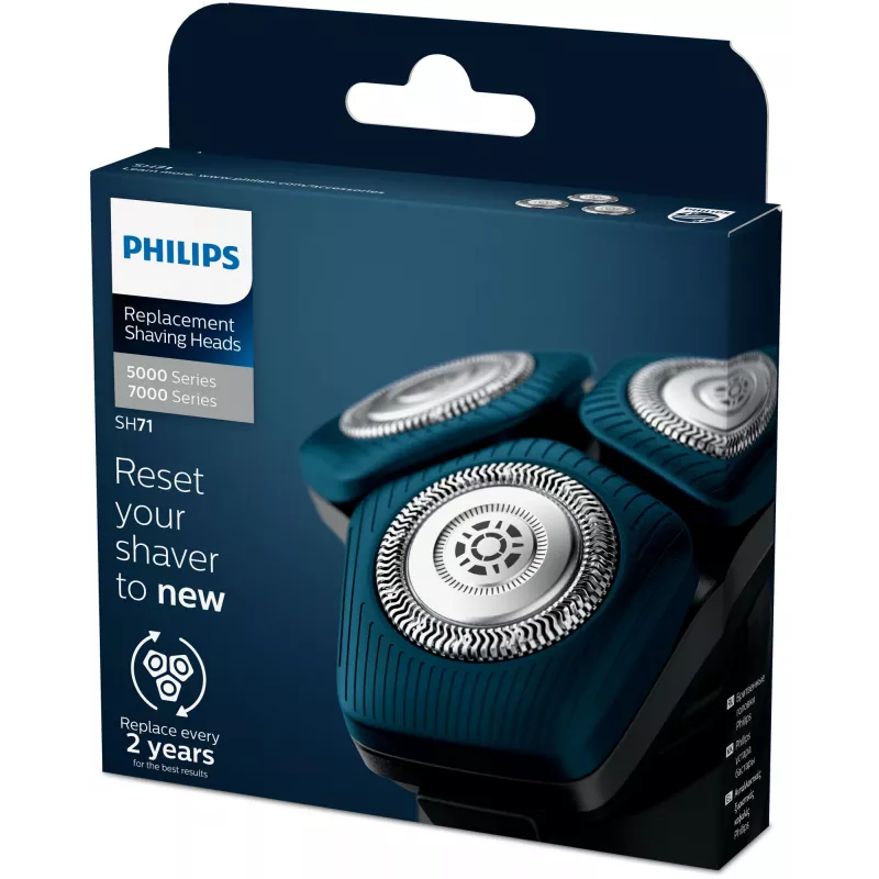 Philips Skūšanās galviņas sērijai 7000, 5000 SH71/50 nomaiņas komplekts