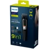 Philips MULTIGROOM Series 3000 9-in-1 MG3740/15 daudzfunkciju trimmeris — NiMH akumulators, 60 min darbība, nerūsējošā tērauda asmeņi, 9 ķemmes, melns