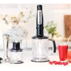 Braun MultiQuick 7 MQ 7045X 1.25 L rokas blenderis 1000 W Melns, Nerūsējošs tērauds