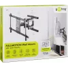 Goobay TV sienas stiprinājums Pro FULLMOTION (XL) 60 kg 43-100 collas
