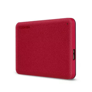 Toshiba Canvio Advanced ārējais cietais disks 2.5 inch 4TB USB 3.2 Gen 1 sarkans