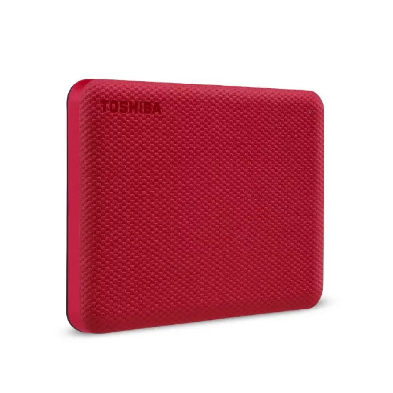 Toshiba Canvio Advanced ārējais cietais disks 2.5 inch 4TB USB 3.2 Gen 1 sarkans
