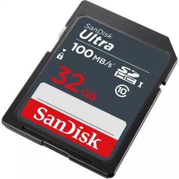 SanDisk Ultra 32GB SDHC atmiņas karte 100MB/s (SDSDUNR-032G-GN3IN)
