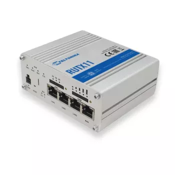 TELTONIKA RUTX11 4G LTE CAT6 Divu Joslu Wi-Fi Industriālais Maršrutētājs