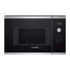 Iebūvējamā solo mikroviļņu krāsns Bosch Serie 6 BFL524MS0 — 800 W, 20 L, skārienvadība, nerūsējošais tērauds/melns