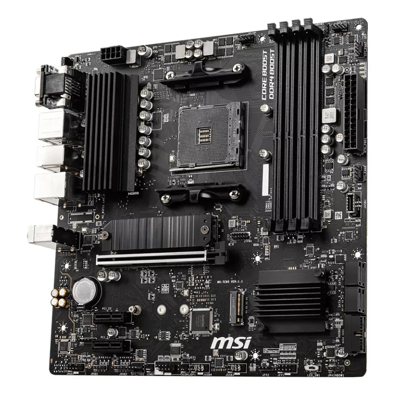 MSI B550M PRO-VDH mātesplate AMD B550 Socket AM4 micro ATX