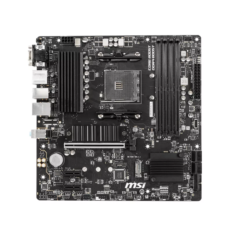 MSI B550M PRO-VDH mātesplate AMD B550 Socket AM4 micro ATX