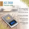 Precīzijas svari Adler AD 3168, 100 g, 0.01 g, sudraba, pārnēsājami