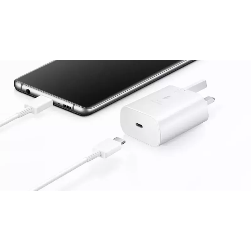 Samsung EP-TA800NWEGEU sienas lādētājs 25 W balts