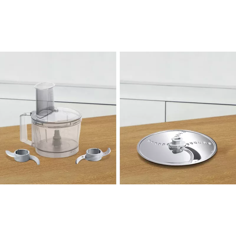 Virtuves kombains Bosch MCM3100W — 800 W, 2.3 L bļoda, 2 ātrumi, turbo, balts