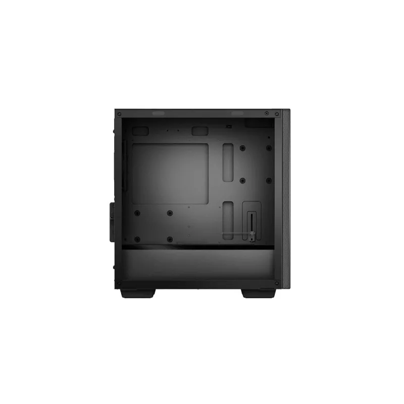 PC korpuss DeepCool MACUBE 110 Midi Tower Melns — microATX/Mini-ITX, rūdīts stikls, atbalsta GPU 320 mm, CPU dzesētājs 165 mm